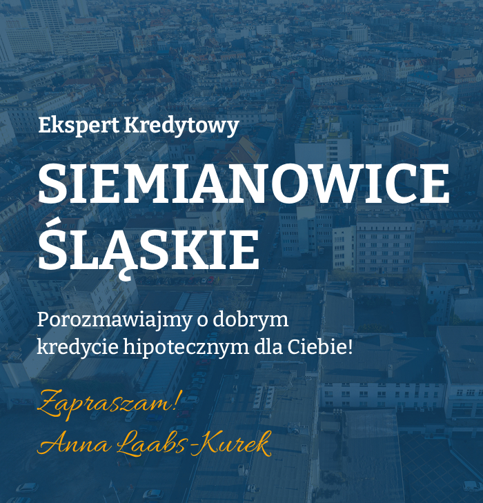 Baner tekstowy na tle zdjęcia miasta Górnego Śląska